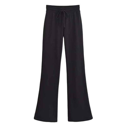 Multicolor Cotton Bell-bottom Pants Cute Girl