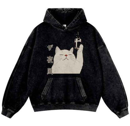 Heavyweight Washed Vintage Loose Oversized Sweatshirt