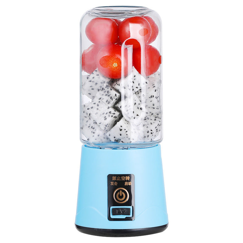 Portable USB Rechargeable Mini Juicer Cup - 400ml Personal Blender for Smoothies & Shakes