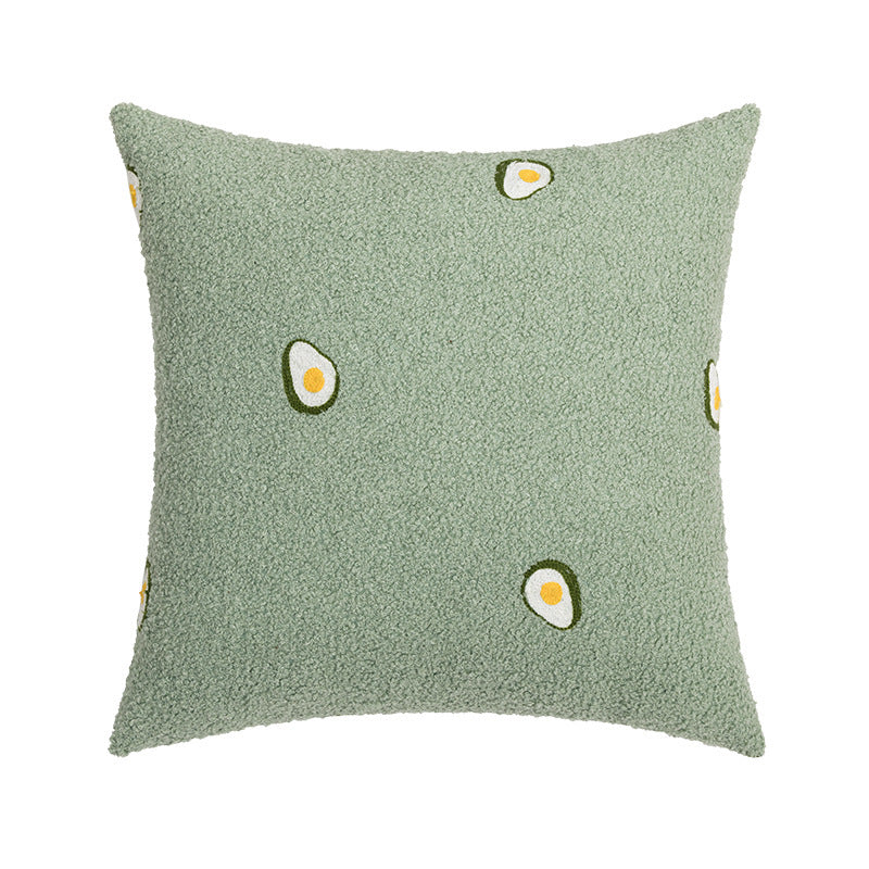 Plush Bedroom Bedside Cushion Cover