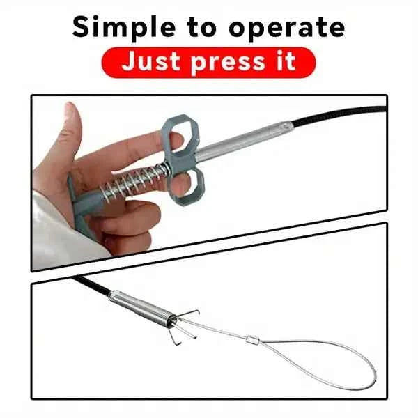 39.37-inch Door Opening Airbag Tool, Ergonomic Handle And Coil - Suitable For General Motors Door And Window Installation/maintenance, Precision Spring-loaded Mechanism, Retractable Cable Design, Mult