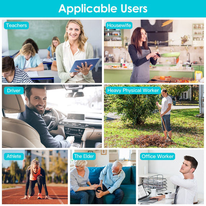 1Pc Neck Roller Massager 360 Rotatable Trigger Point Roller Portable Massager With 6 Balls For Neck Leg Thigh Foot Pain Relief - DropOnline.co