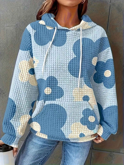 Hooded Sweatshirt Digital Printing Casual Women's Hooded Sweatshirt