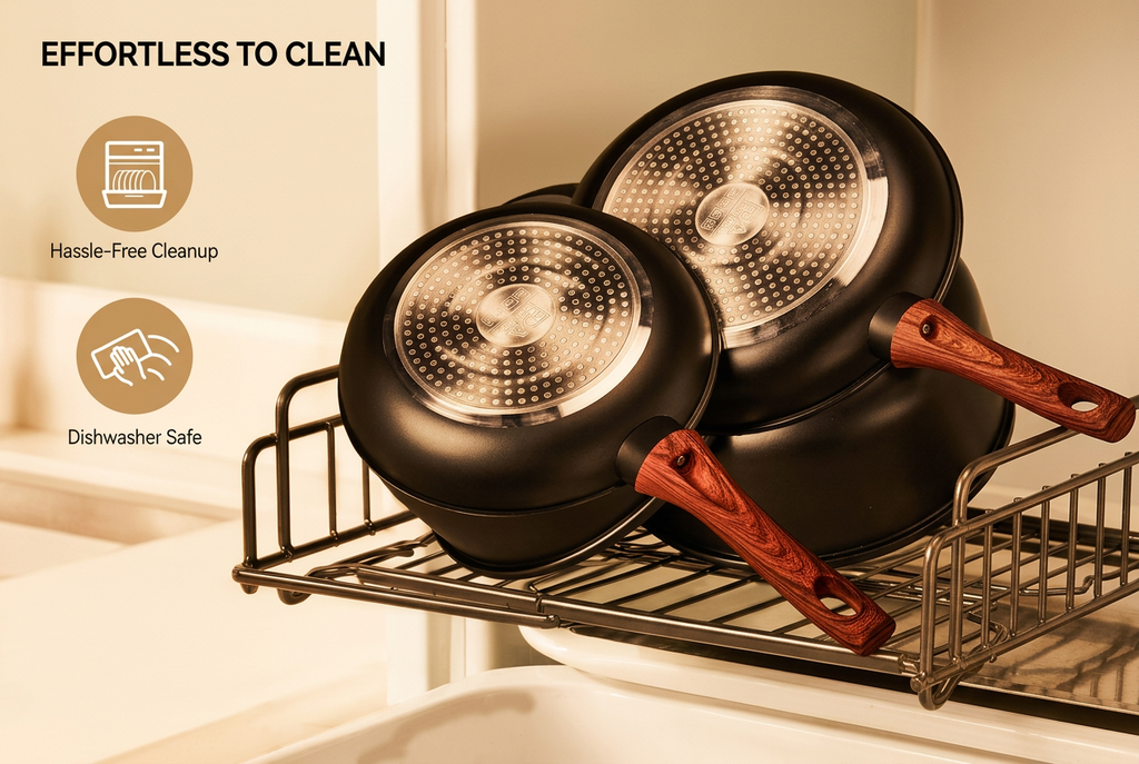 Nonstick Cast Aluminum Pots & Pans Set