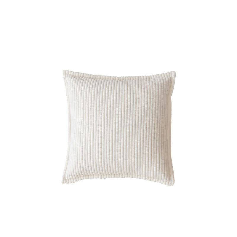 Corduroy Striped Pillow Cover - Textured Ribbed Cushion Case