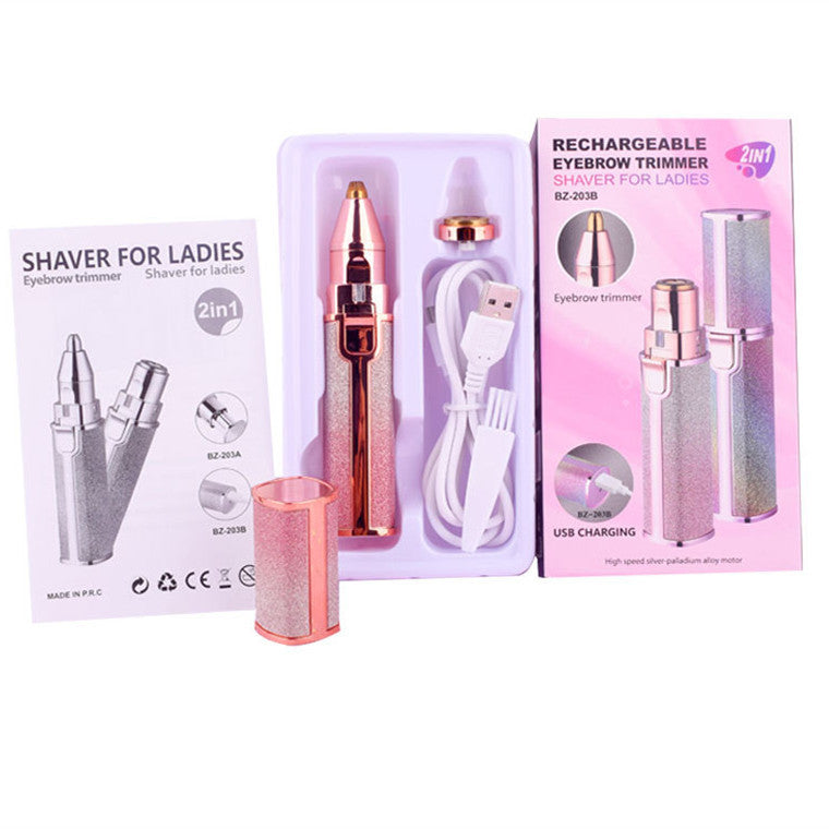 Battery-powered hair trimmer