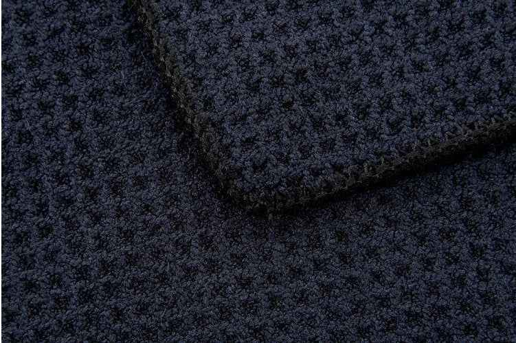 Microfiber Black Pineapple Check Hook Towelette