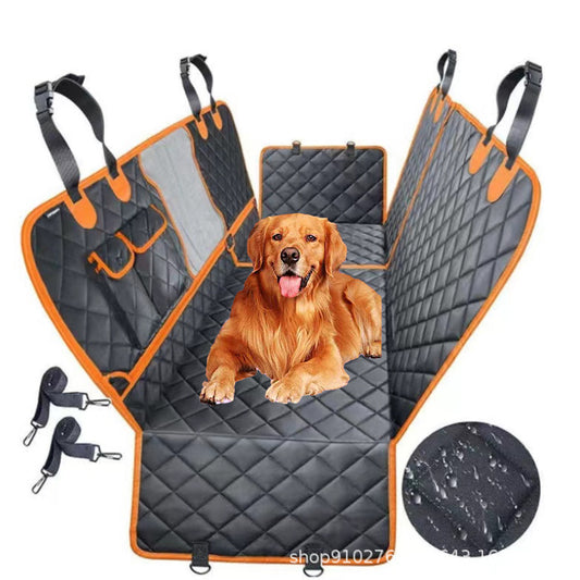 Waterproof Car Pet Seat Cover - Premium Rear Seat Protection Mat for Dogs