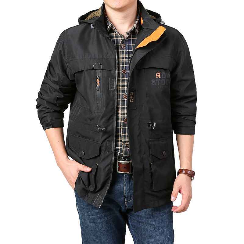Men's Casual Windproof Thin Mountaineering Jacket
