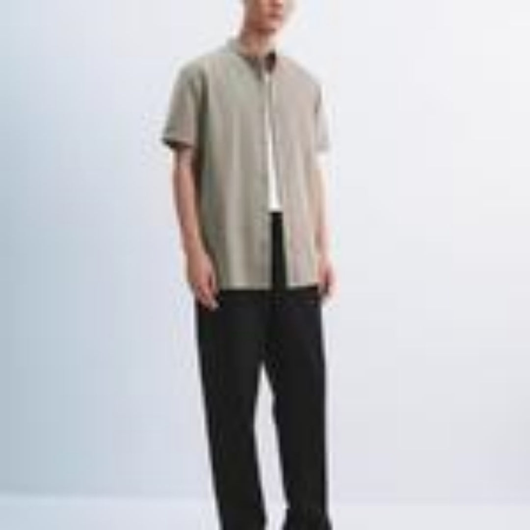 2025 Summer Men's Fashion Casual Tropical Printed Shirt Hawaiian Vacation Style Button Short Sleeve Cardigan - DropOnline.co