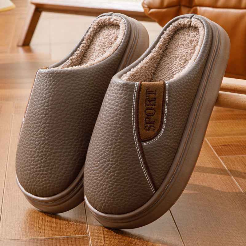 Warm Men's Casual Cotton Slippers