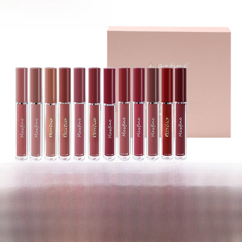 Professional Matte Lipstick Collection - 6-Piece Mini Lipstick Set Long-Lasting Formula
