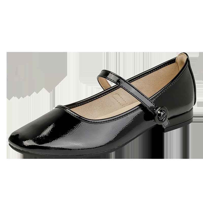 Mary Jane 2025 New Small Silver Shoes French