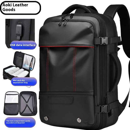 Large Capacity Expansion Multifunctional Men's Compression Backpack