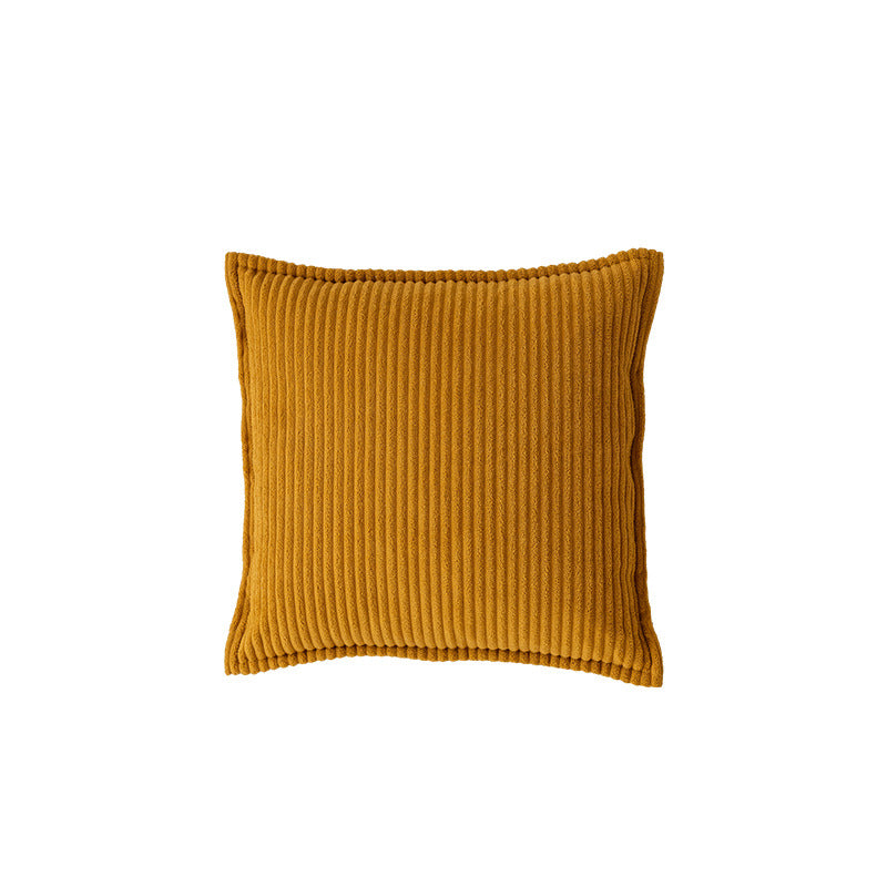Corduroy Striped Pillow Cover - Textured Ribbed Cushion Case
