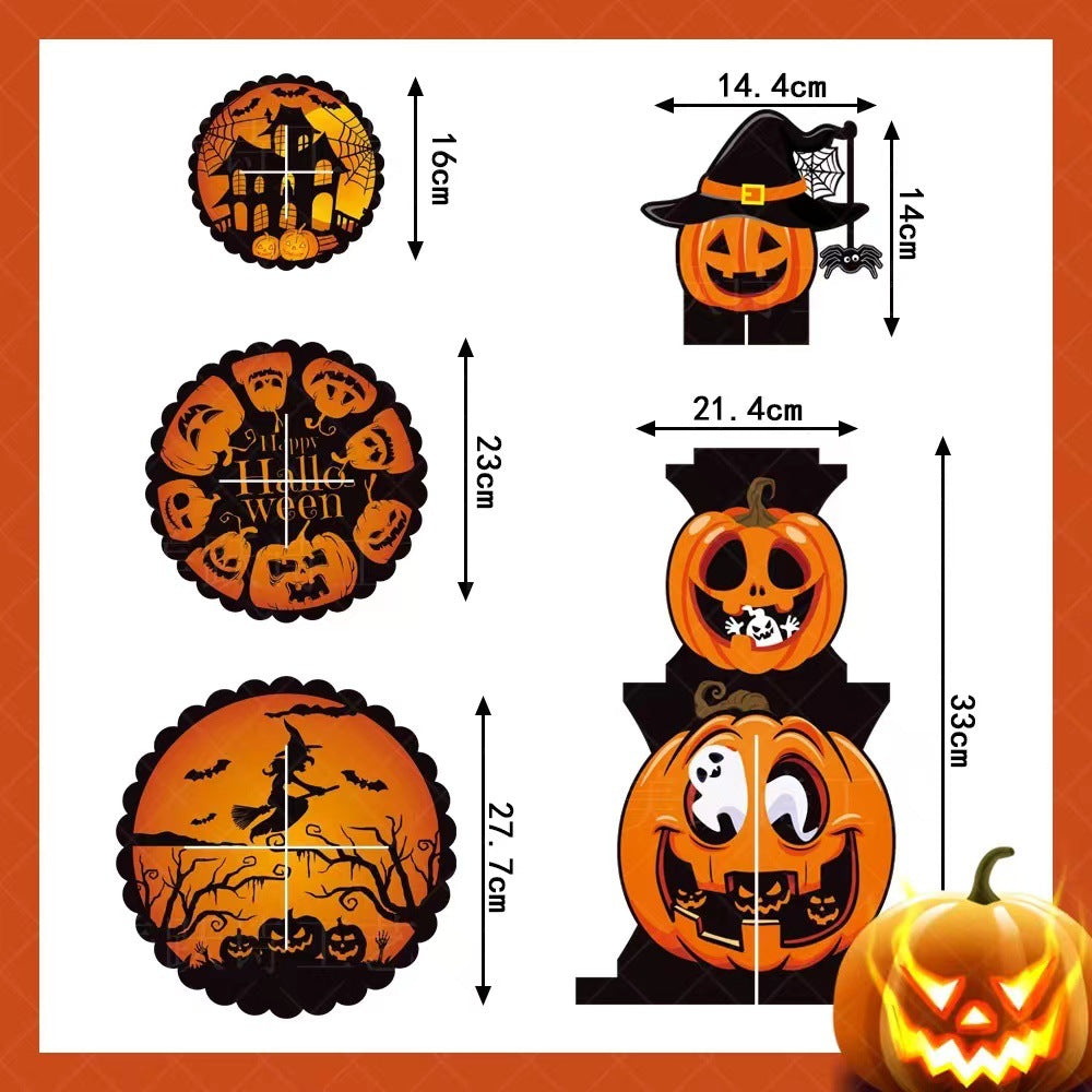 Halloween Pumpkin Cake Stand - Multi-Layer Dessert Display