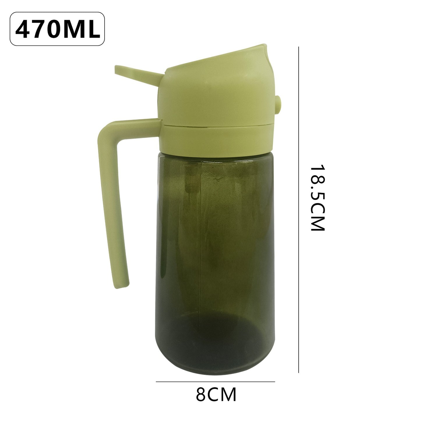 Dual-Function Glass Oil Bottle - Spray & Pour Kitchen Dispenser