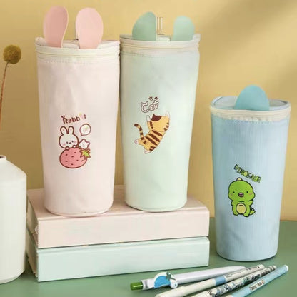 Junior High School Pupils Canvas Children's Stationery Pencil Bag - DropOnline.co