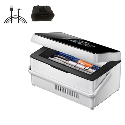 DropOnline Portable Insulin Refrigerator Box - Vehicle Travel Cooler – white;… - DropOnline.co