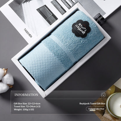 Towel And Bath Towel Gift Set With Customizable Logo For Return Gifts And Souvenirs