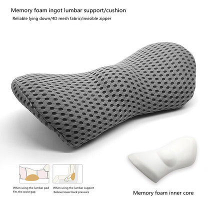 Lumbar Support Pillow For Side Sleepers Pregnancy Relieve Hip Coccyx Sciatica Pain Machine Chair Back Cushion Waist Car Seat - DropOnline.co