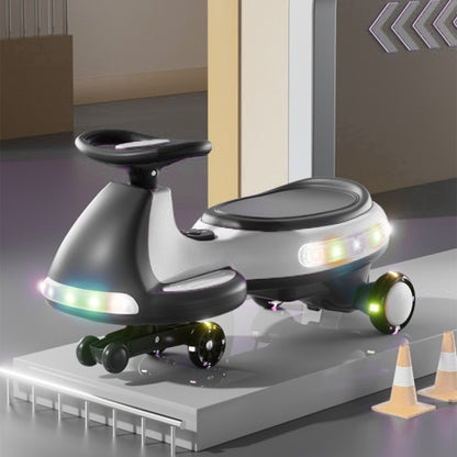 Kids Electric Ride On Car 12V  Electric Wiggle Car , LED Lights , Music,Anti-Rollover For Boys And Girls Ages 3 Indoor Outdoor