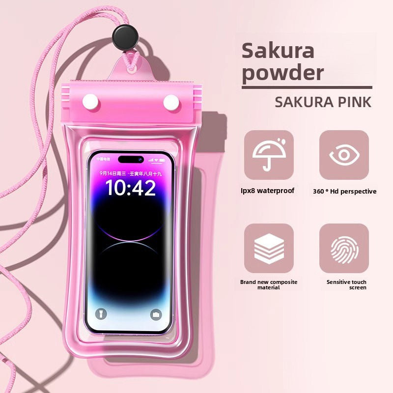 Floating Waterproof Phone Pouch - Touch Screen Compatible IPX8 Protection