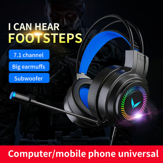 Gaming Headsets - 7.1 Surround Sound USB/3.5mm Wired Headphones with Microphone