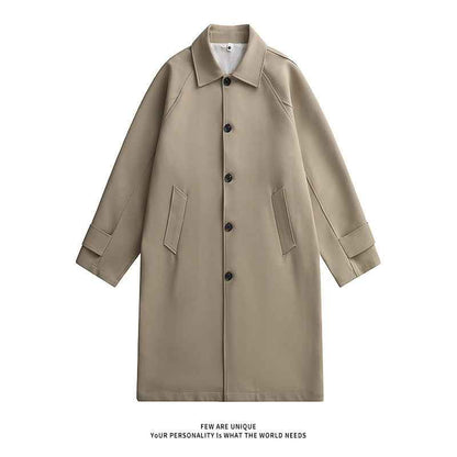 Fashionable Coat, American, British, Retro And Simple Mid-length