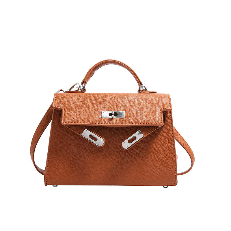 Women's Square Shoulder Bag - Classic PU Leather Handbag