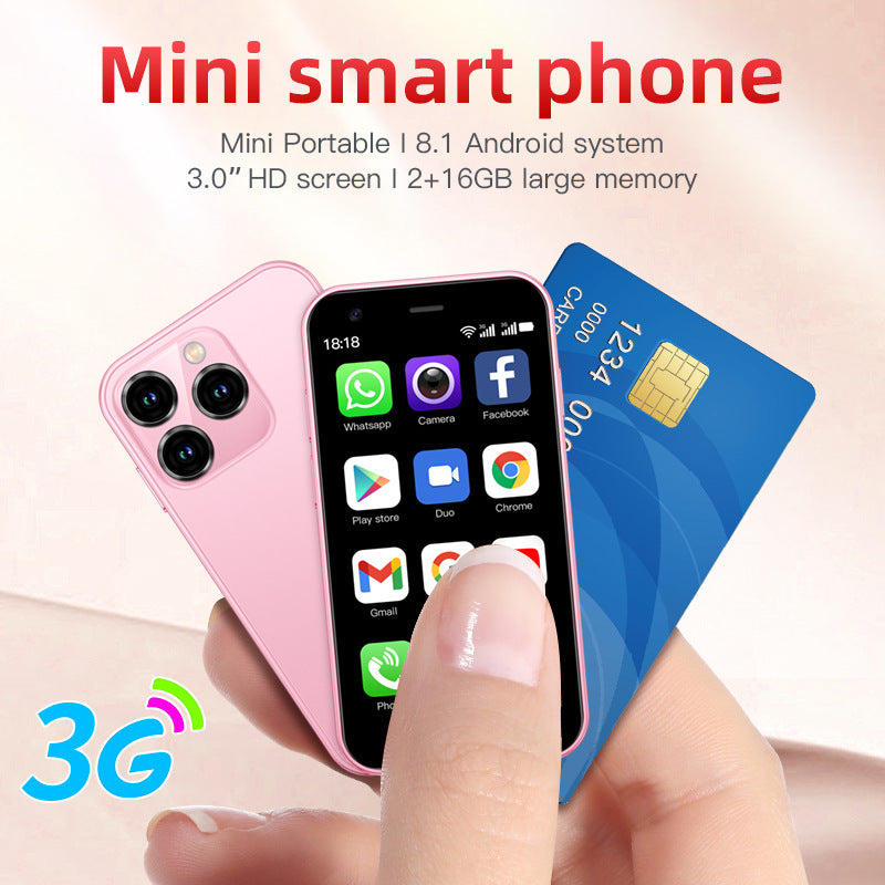 Mini Android Smartphone - Compact 16GB Unlocked Phone with Dual SIM