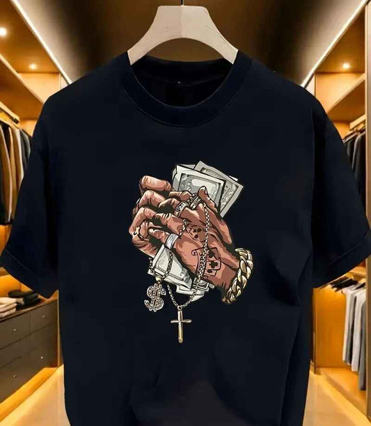 Men's Printed Short Sleeve T-Shirt - Casual Graphic Tee