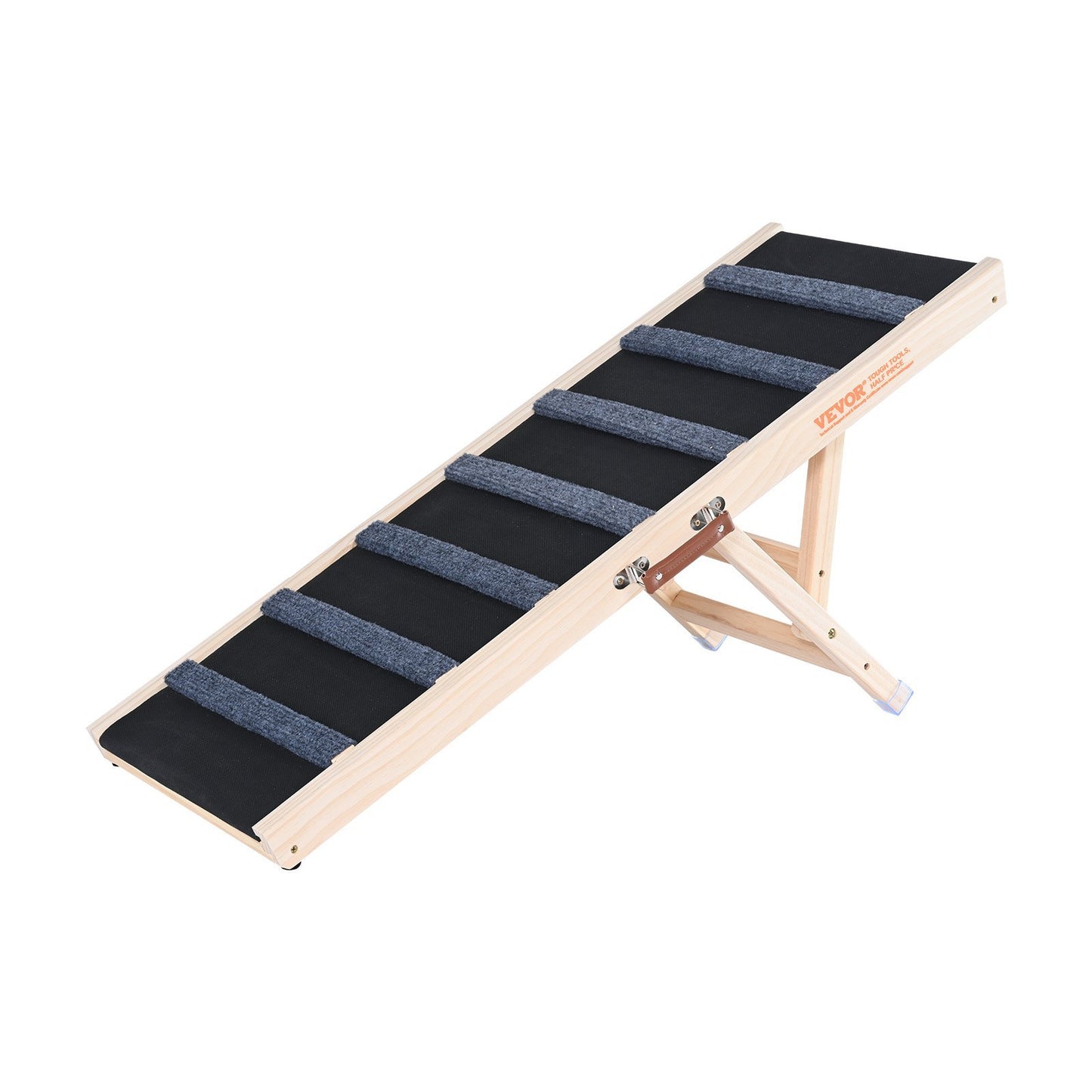 Dog Ramp, Folding Pet Ramp For Bed, Adjustable Dog Ramp For Small, Large, Old Dogs Cats, Wooden Pet Ramp With 39.3Long Ramp, Adjustable From Suitable For Couch, Sofa, Car