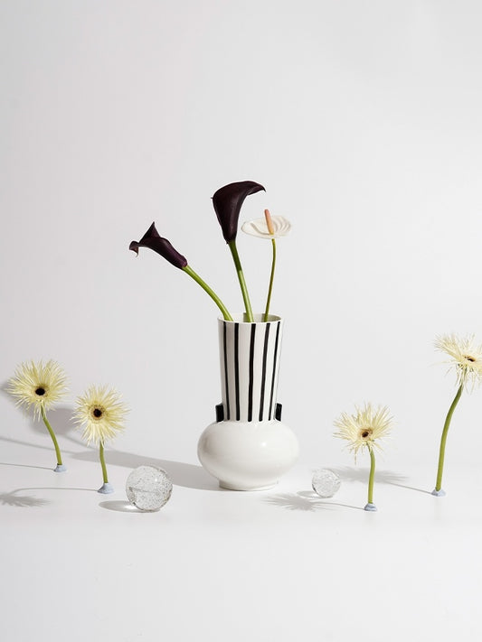 Premium Light Luxury Ceramic Vase - Modern Living Room Decoration