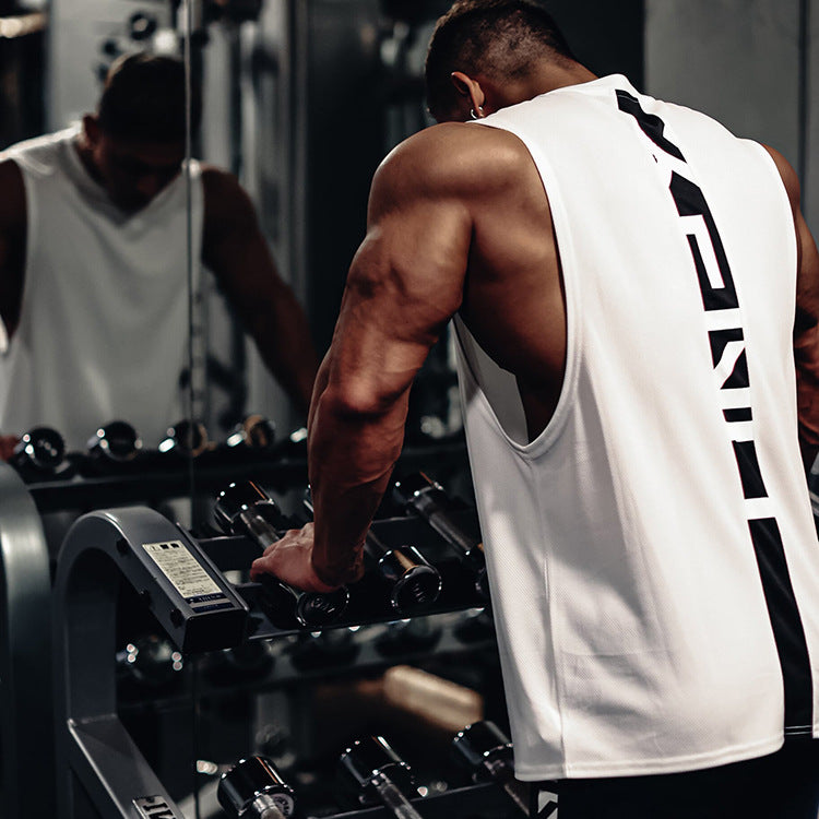 Men's Summer Sports Mesh Undershirt - Quick-Drying Sleeveless Top