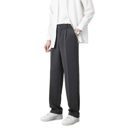 Autumn Casual Versatile Loose Fleece-lined Casual Pants For Men