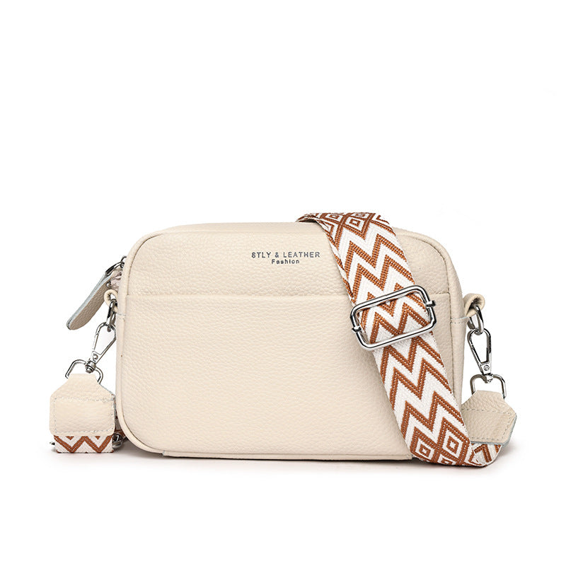 Women's Leather Shoulder Bag - Fashion Simple Messenger Bag