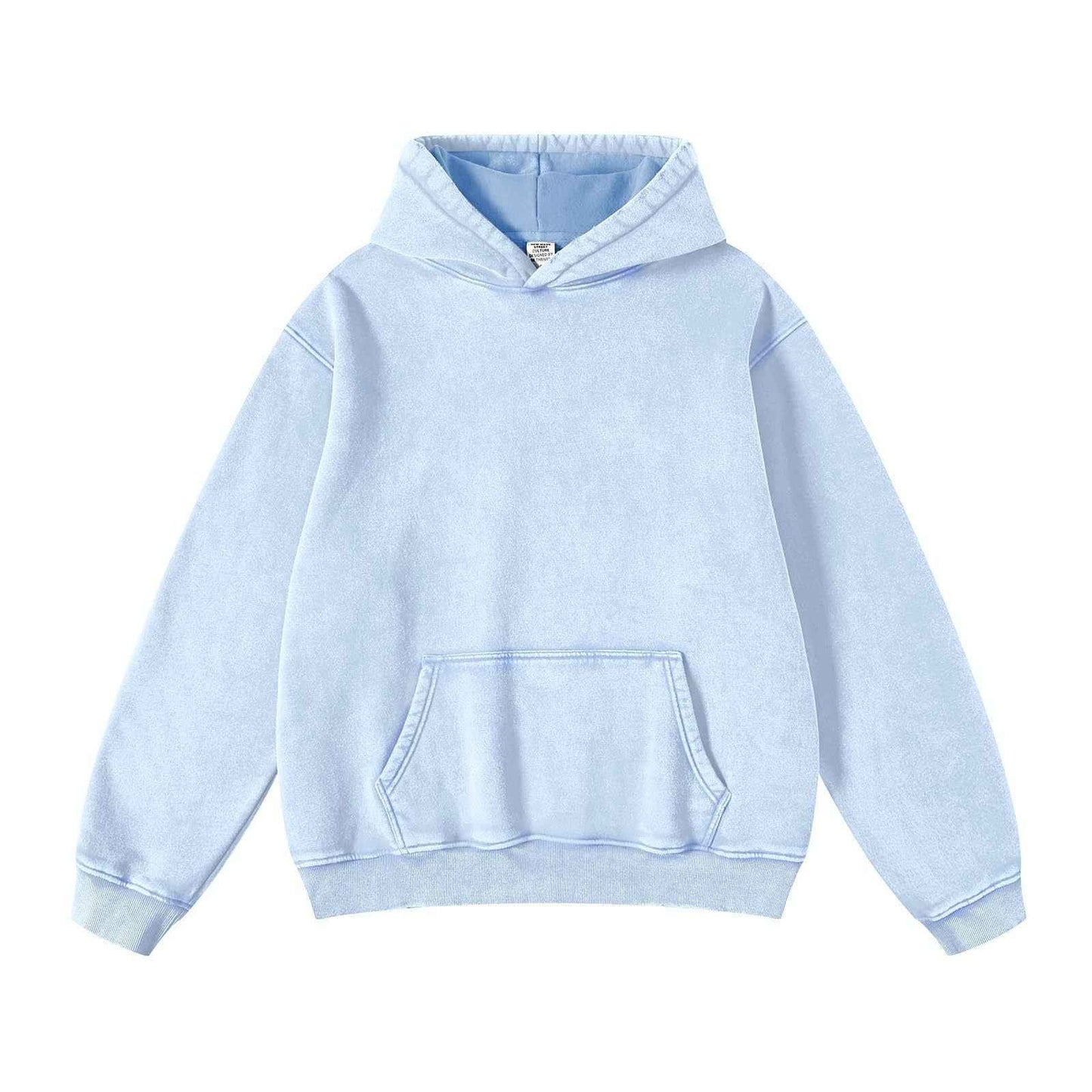 Men's Loose Casual Solid Color Hooded Sweatshirt