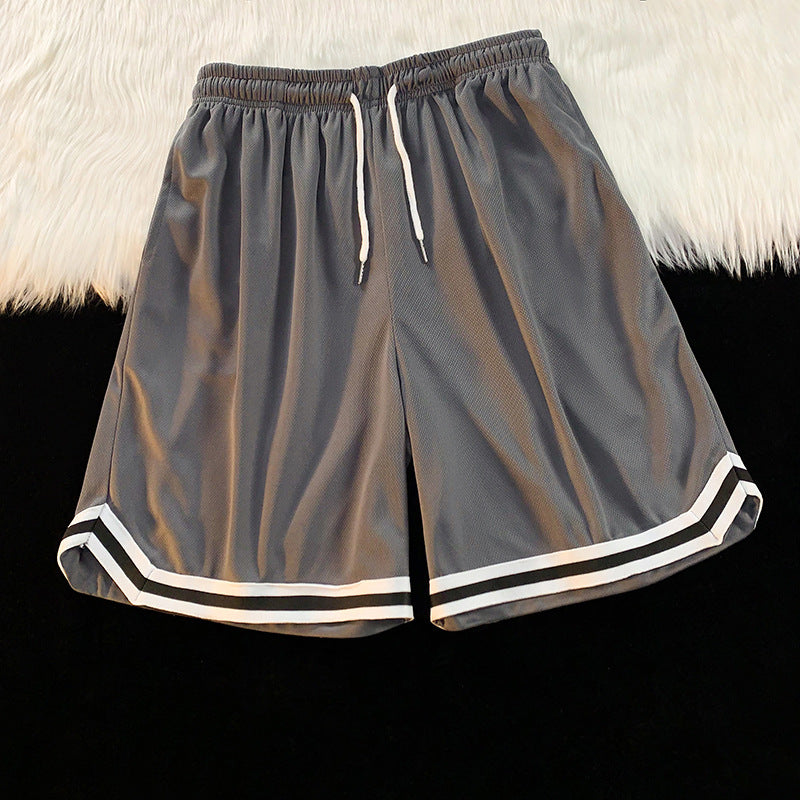 Men's Basketball Sports Shorts - Quick-Drying Ice Silk Design