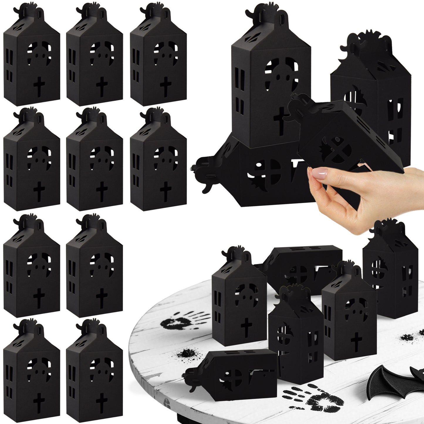 Halloween Candy Boxes - 20 Pcs Decorative Treat Containers