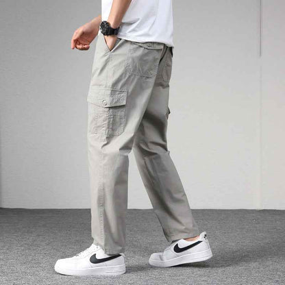 Men's Thin Loose Stretch Straight-leg Casual Pants