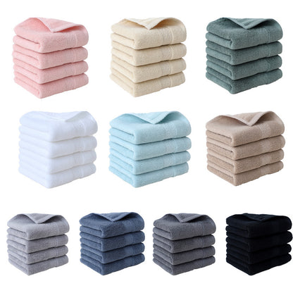 Plain Pure Cotton Hand Towel Household Face Towel Soft And Absorbent