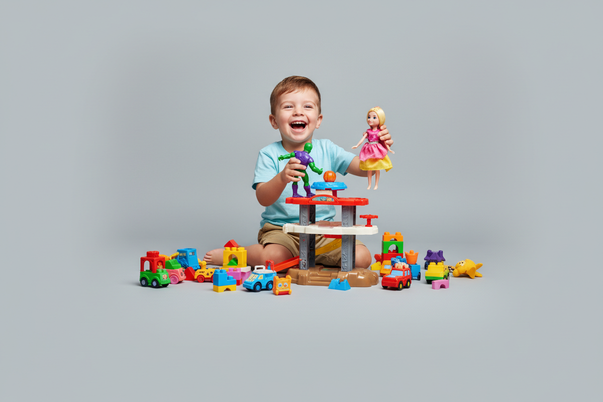 Kids Toys Banner - With Bottom Space