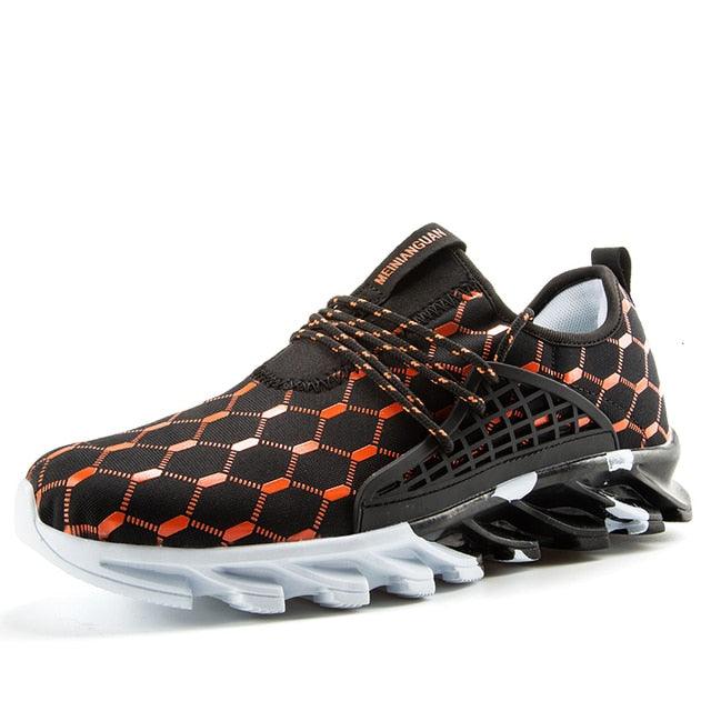 Mens Lightweight Breathable White Sneakers Casual Spring New Fashion Comfortable Walking  Slip-On Sneakers Breathable Fashion Athletic Gym Casual Tennis Sneakers Modern Design Shoes