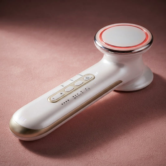 EMS Facial Beauty Device Ultrasonic Skin Care Machine Infrared Face Massager 5 Modes 5 Intensity USB Rechargeable for Women