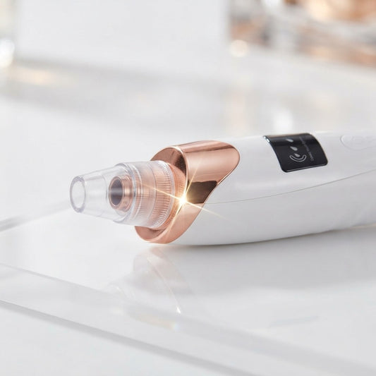 Cloud Prime Electric Facial Pore Cleaner Pimple Adsorbent Rechargeable Blackhead Reduce Tool 3 Suction Power, 5 Probes For Christmas And New Year Gifts
