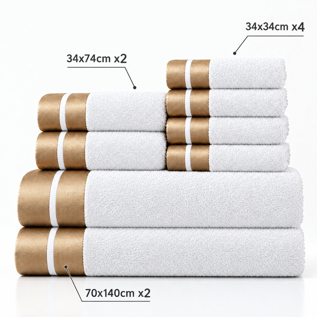 Revised white towel set