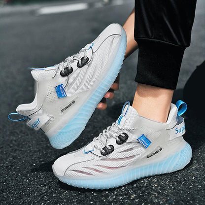 Summer Sports Light And Breathable Classic Casual Shoes Men's Spring Sports Running Mesh Breathable Lightweight Cushioning Training Athletic Sport Workout Sneakers